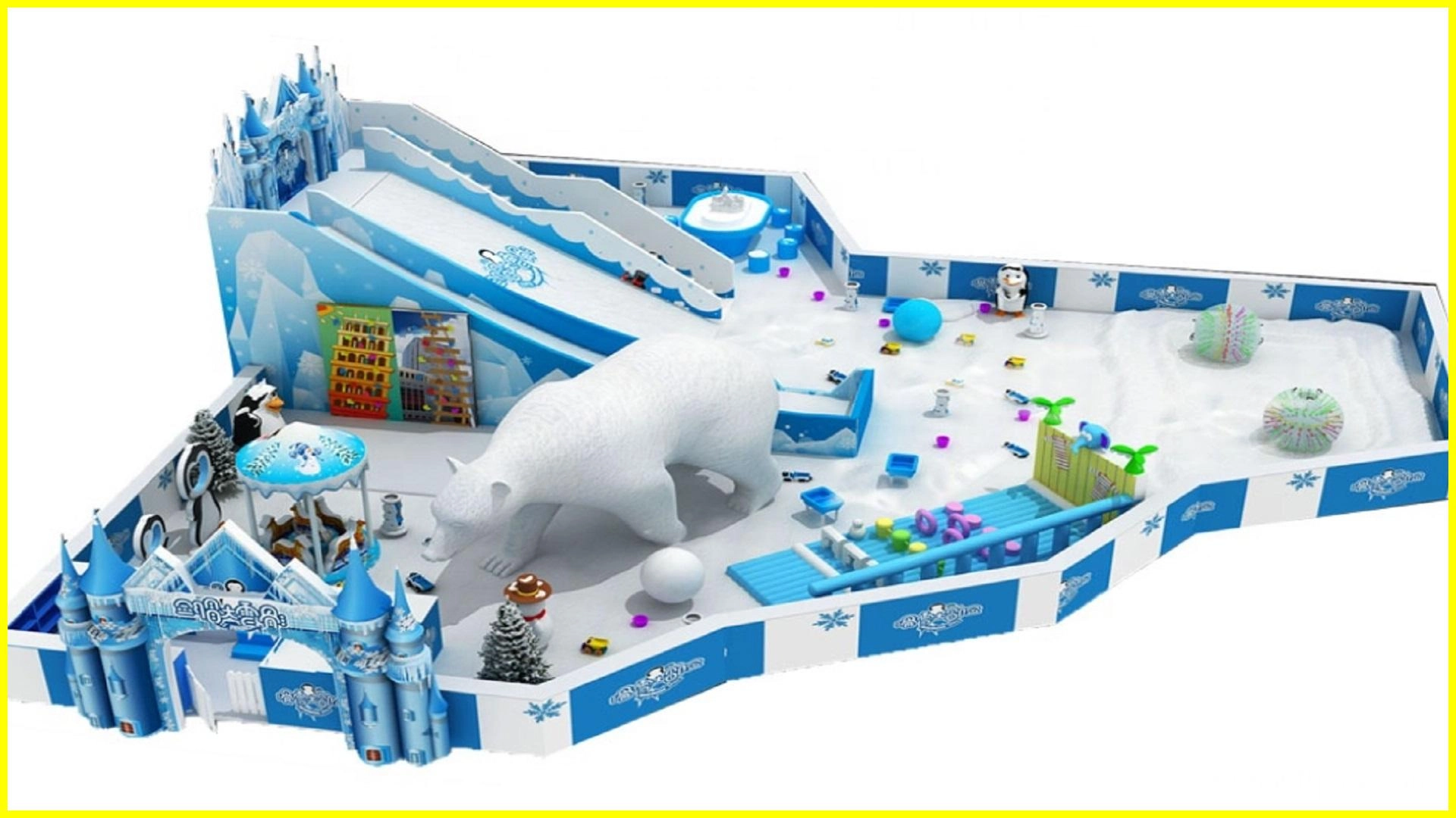 indoor Snow Park house playground - FEI FAN