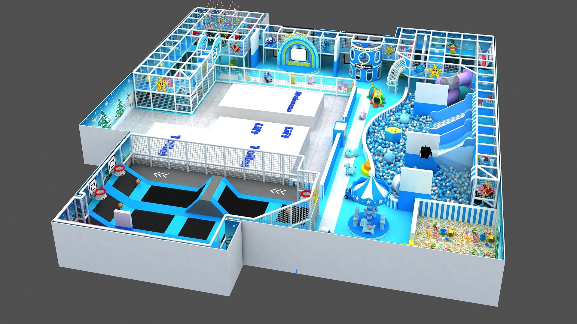 Kids Indoor Playground Customized - FEI FAN
