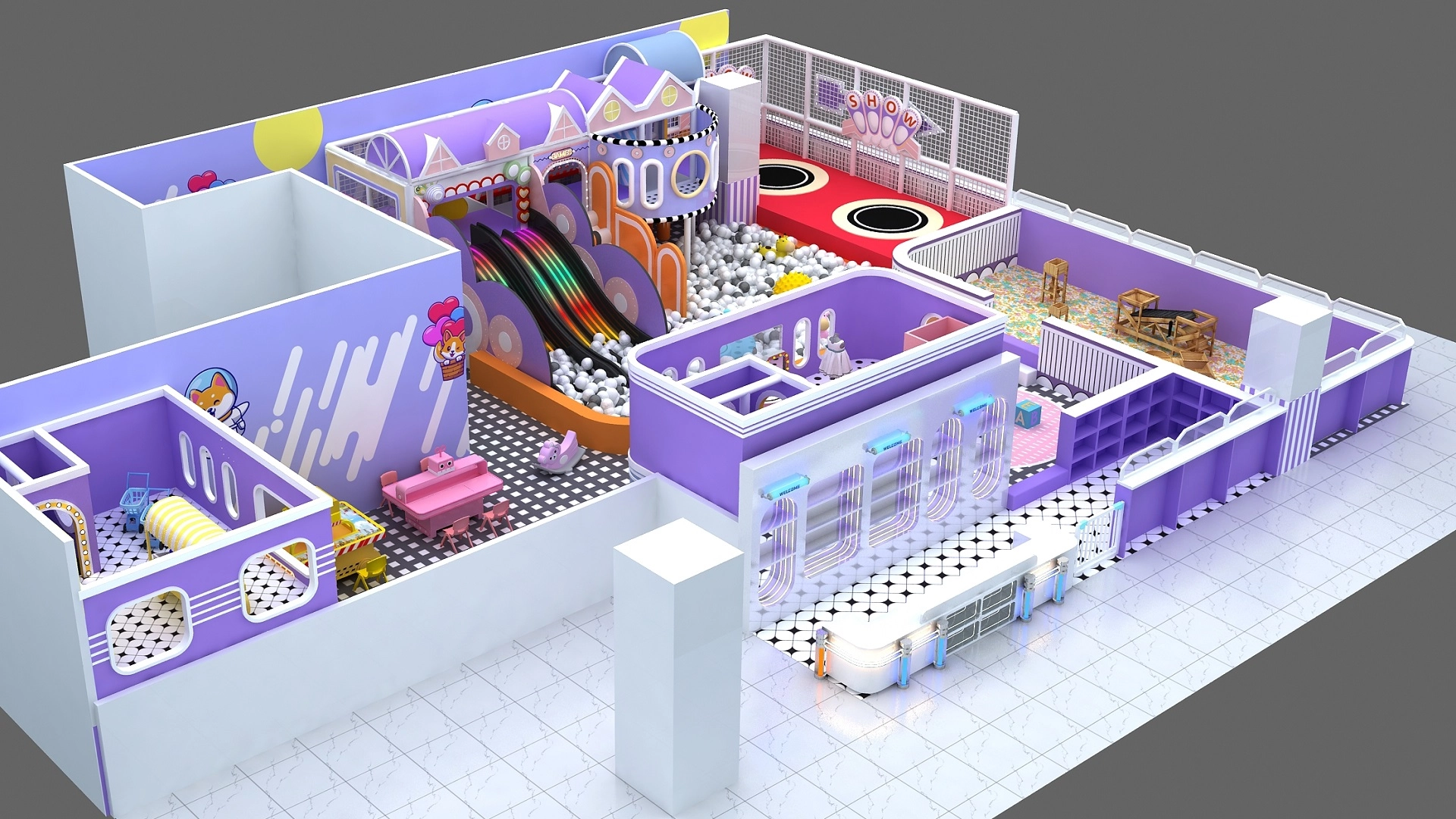 One-stop Turnkey Indoor Playground Solutions Toddler soft play for Sale - FEI FAN mmexport1764062201167 - FEI FAN