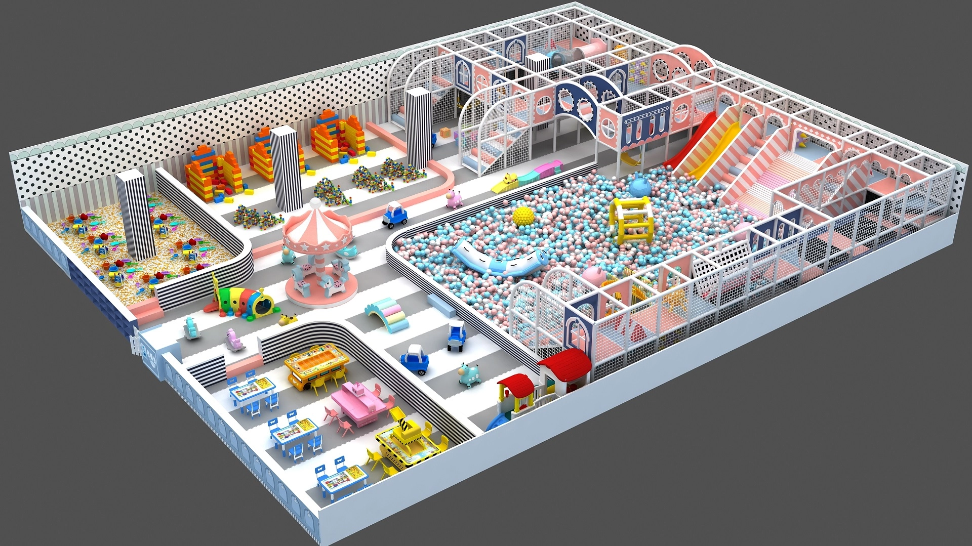 Food-grade Safe Kids' Indoor Playground Indoor Park for Commercial - FEI FAN mmexport1764062255343 - FEI FAN