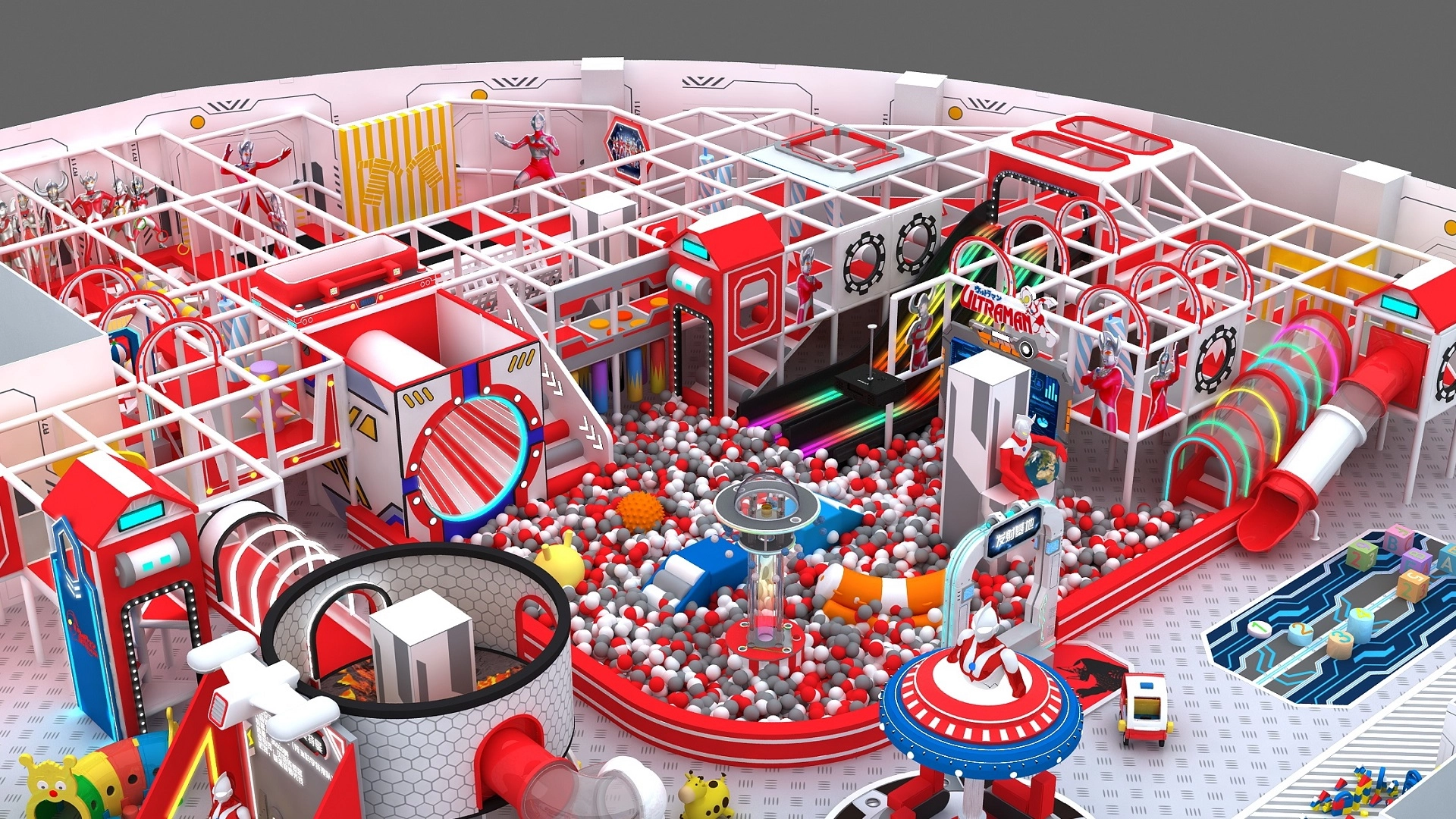 Exclusively Licensed Ultraman Themed Indoor Playground Kids Soft Play Cartoon IP lndoor Play Area - FEI FAN mmexport1764062281381 - FEI FAN