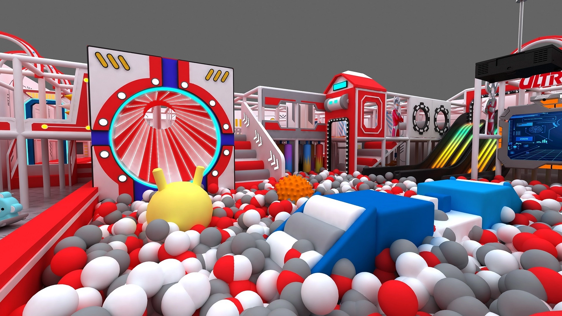 Exclusively Licensed Ultraman Themed Indoor Playground Kids Soft Play Cartoon IP lndoor Play Area - FEI FAN mmexport1764062286323 - FEI FAN