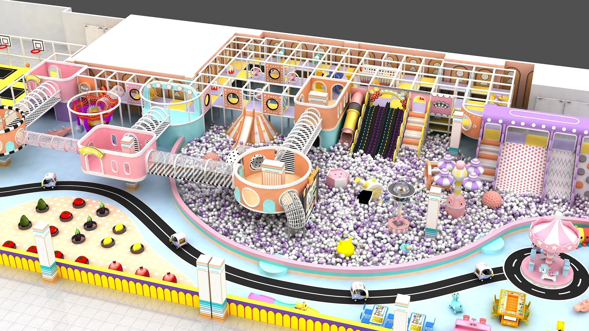 Premium Indoor Playground Equipment Customized Soft Gym for Kids Fun Park - FEI FAN mmexport1764062341741 - FEI FAN