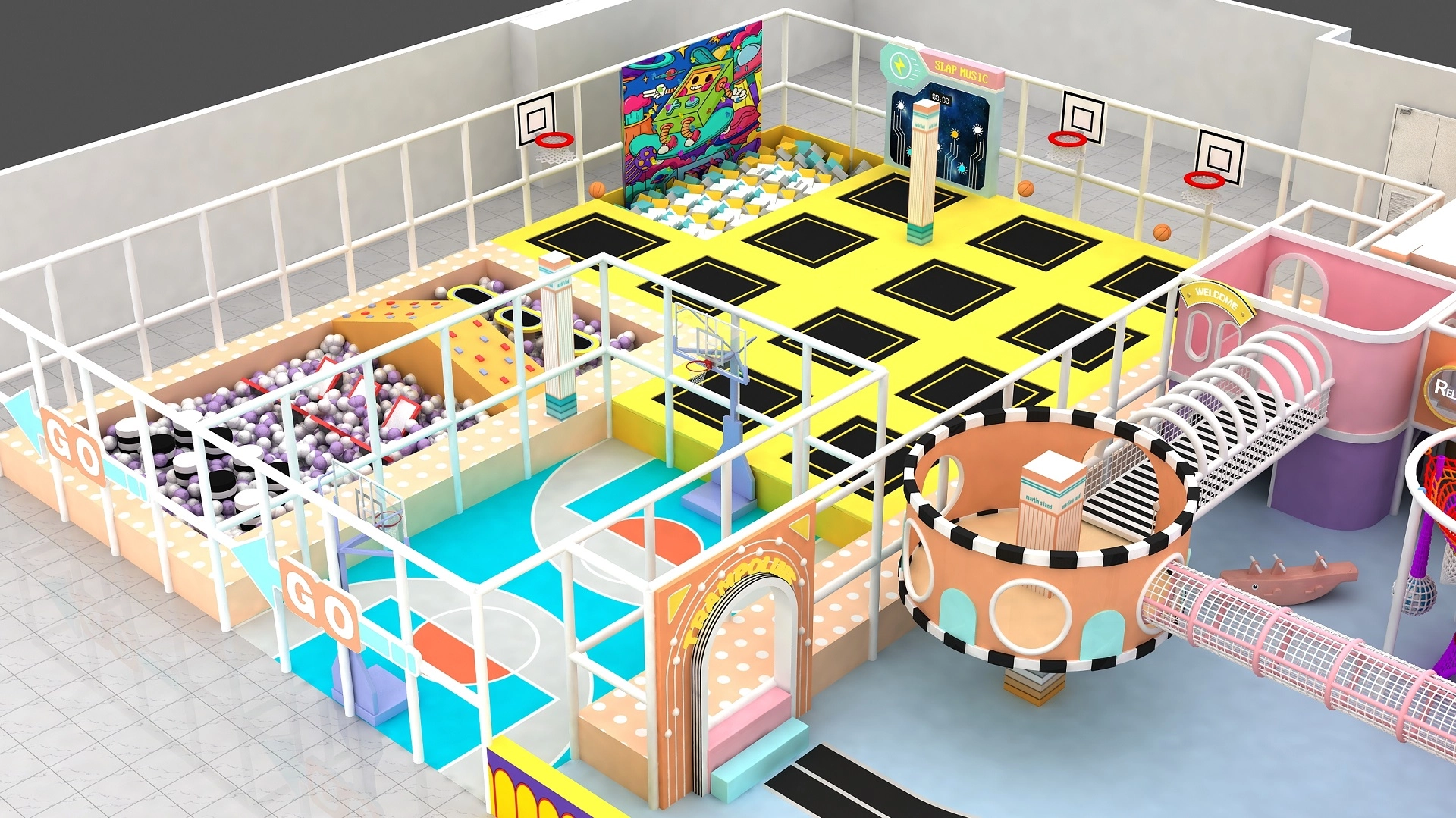 Premium Indoor Playground Equipment Customized Soft Gym for Kids Fun Park - FEI FAN mmexport1764062353009 - FEI FAN