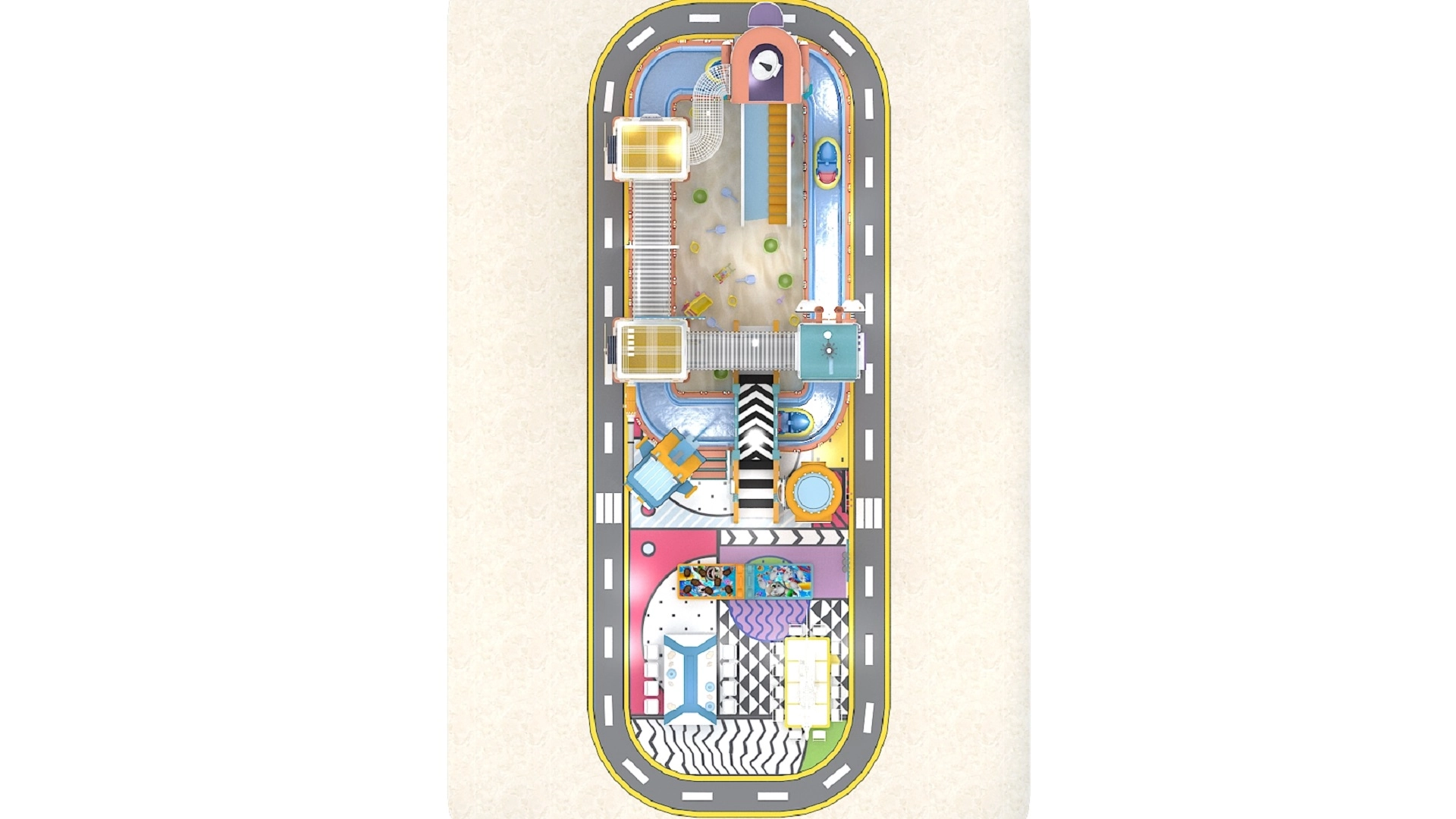 Hip-hop Party Themed Indoor Playground Equipment Commercial Kids Play Structure - FEI FAN mmexport1767074959948 - FEI FAN