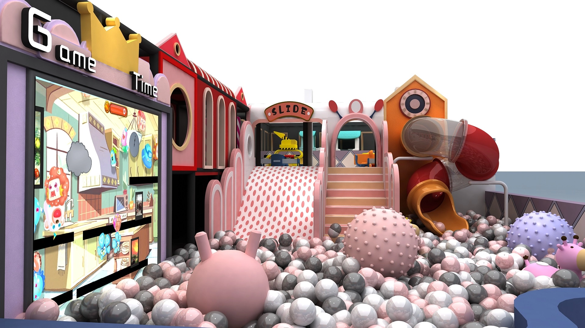 Top Sale Commercial Indoor Play Equipment Soft Play Structure Kids Indoor Playground - FEI FAN