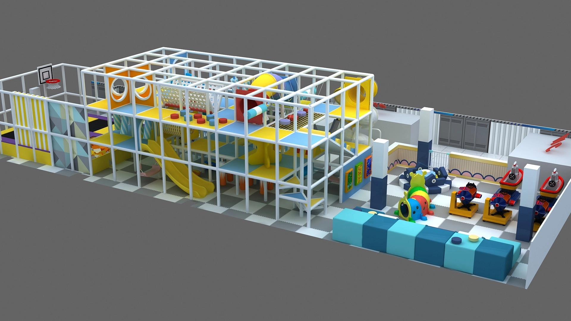 Modular Commercial Indoor Playground Set3 - FEI FAN Modular Commercial Indoor Playground Set3 - FEI FAN