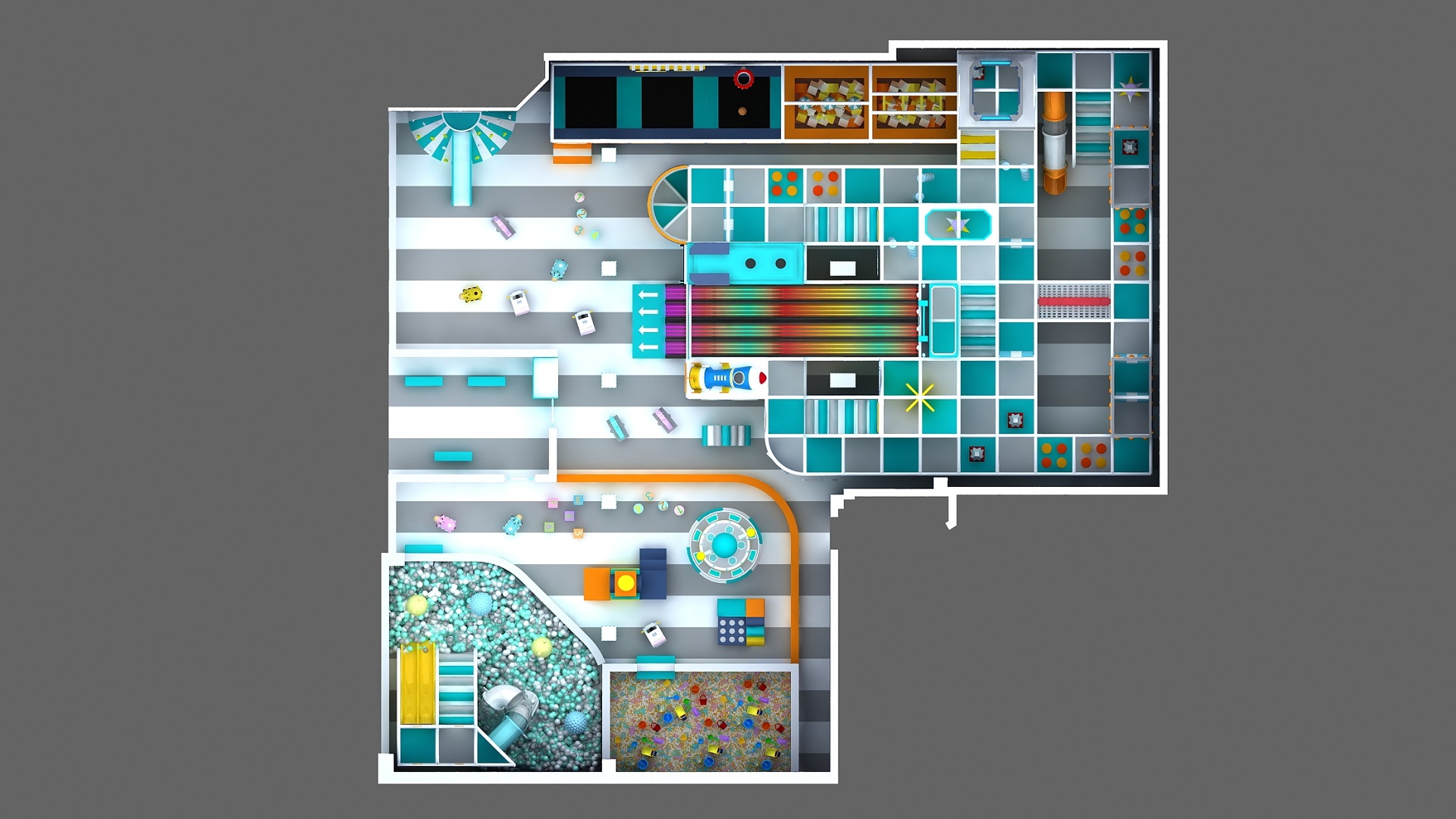 Most Popular Space Style Children Play Equipment Indoor Playground3