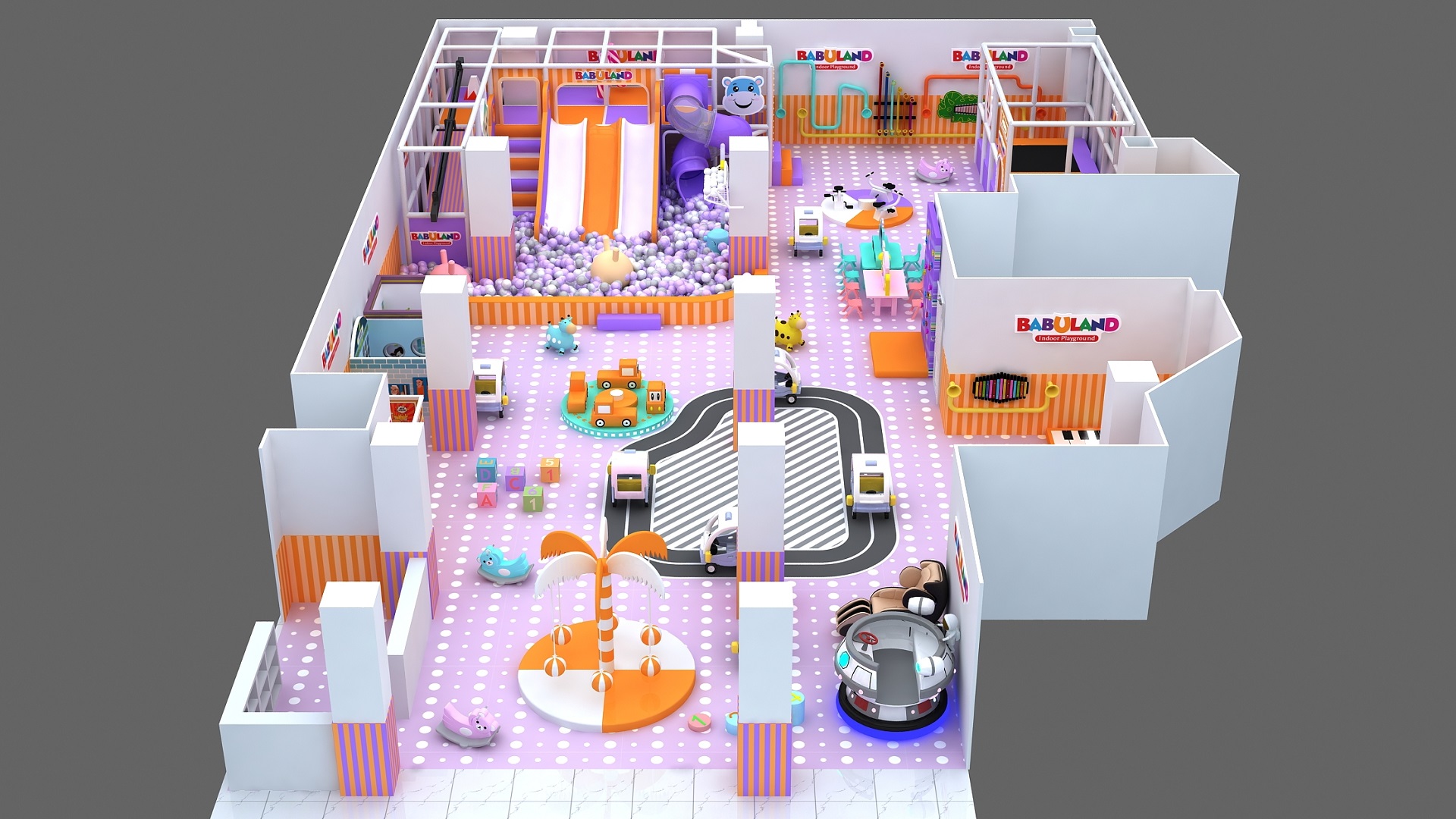 Multi-Activity Kids Indoor Playground Equipment Commercial Family Entertainment Centers1