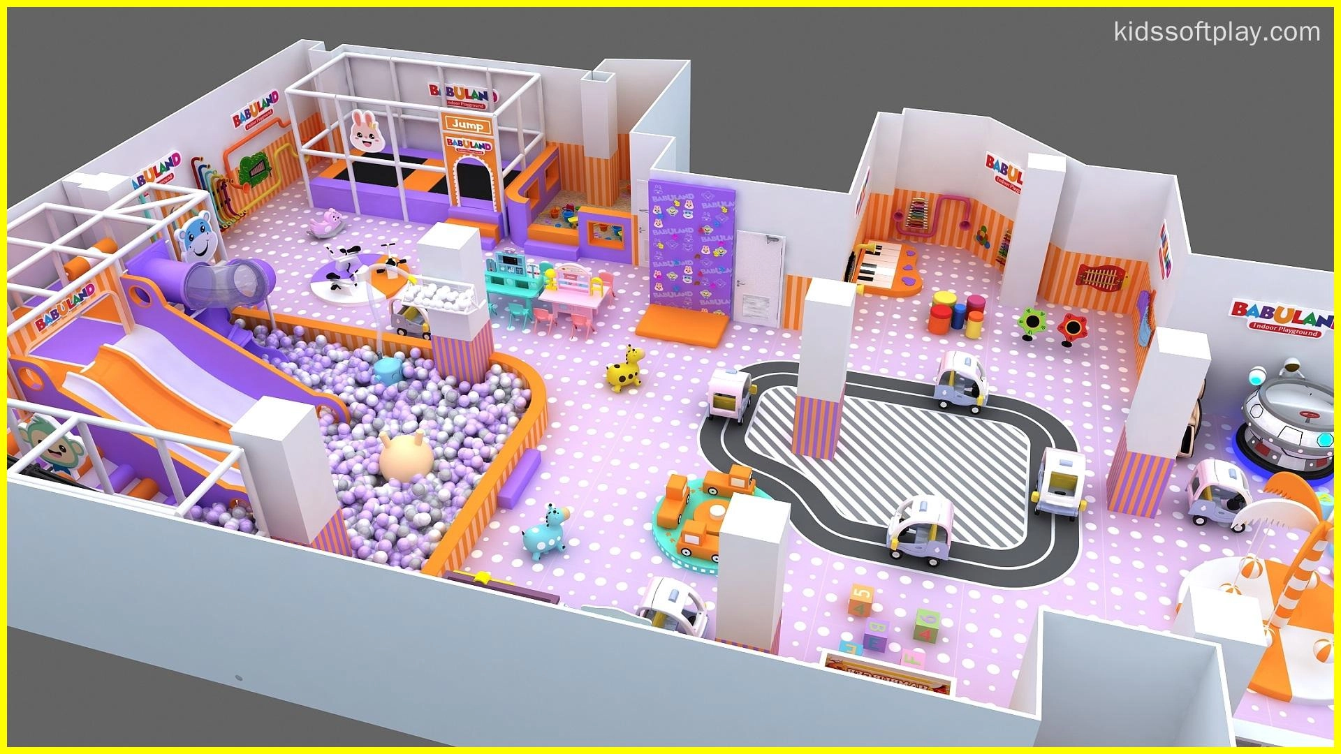 Multi-Activity Kids Indoor Playground Equipment Commercial Family Entertainment Centers3 - FEI FAN