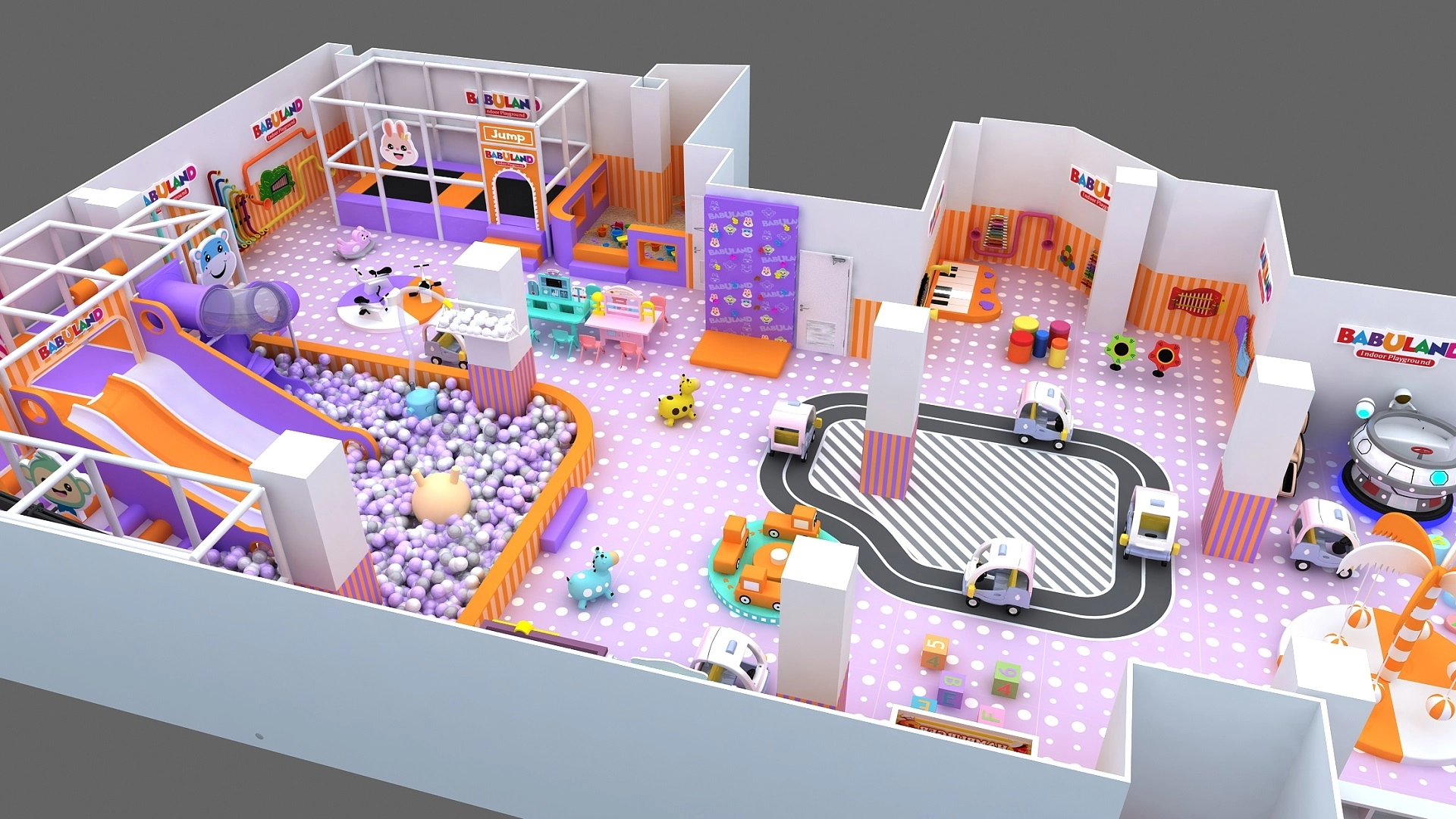 Multi-Activity Kids Indoor Playground Equipment Commercial Family Entertainment Centers3 - FEI FAN Multi-Activity Kids Indoor Playground Equipment Commercial Family Entertainment Centers3 - FEI FAN