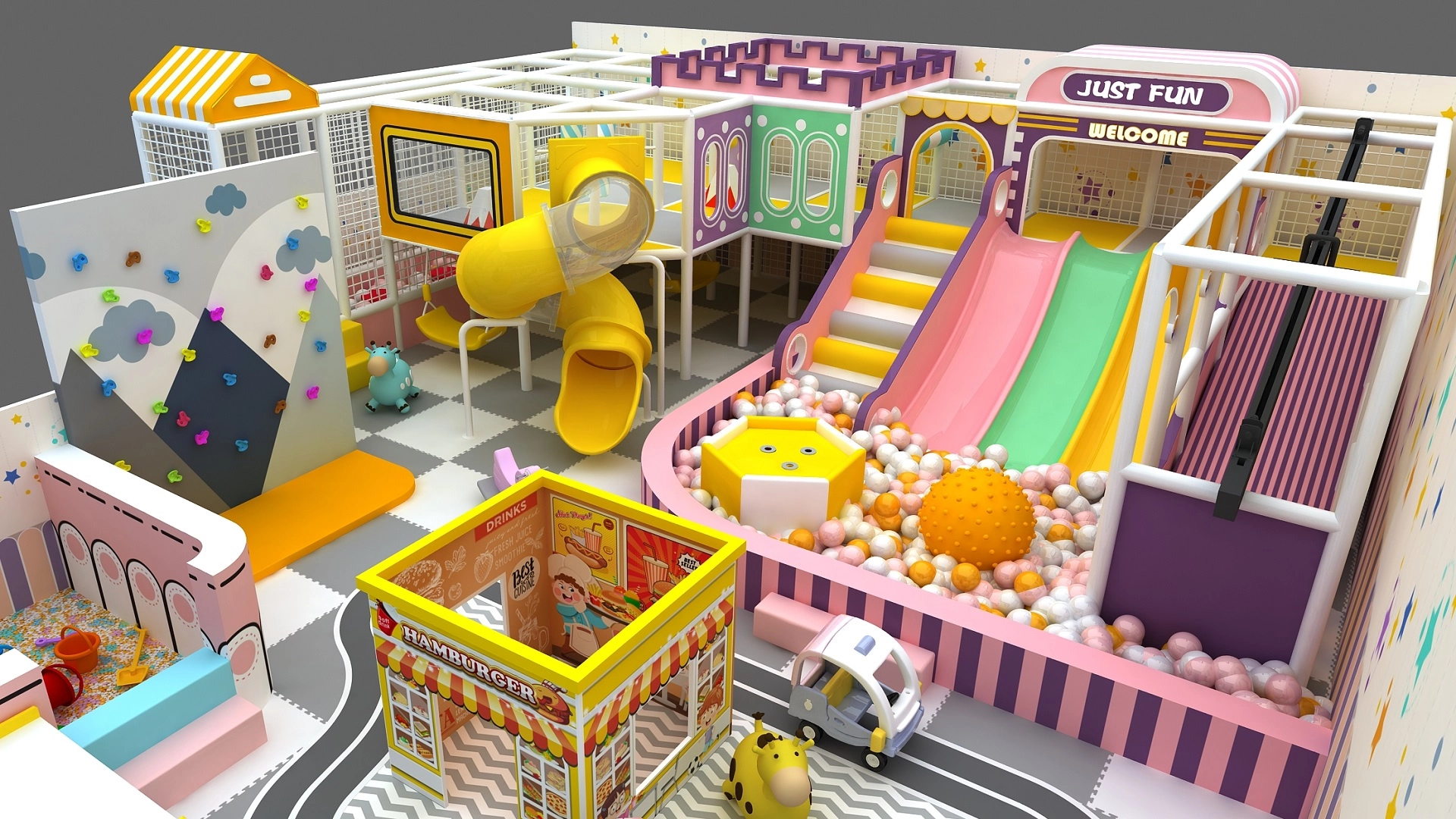 Sweet Theme Naughty Castle Children Indoor Playground2 - FEI FAN Sweet Theme Naughty Castle Children Indoor Playground2 - FEI FAN