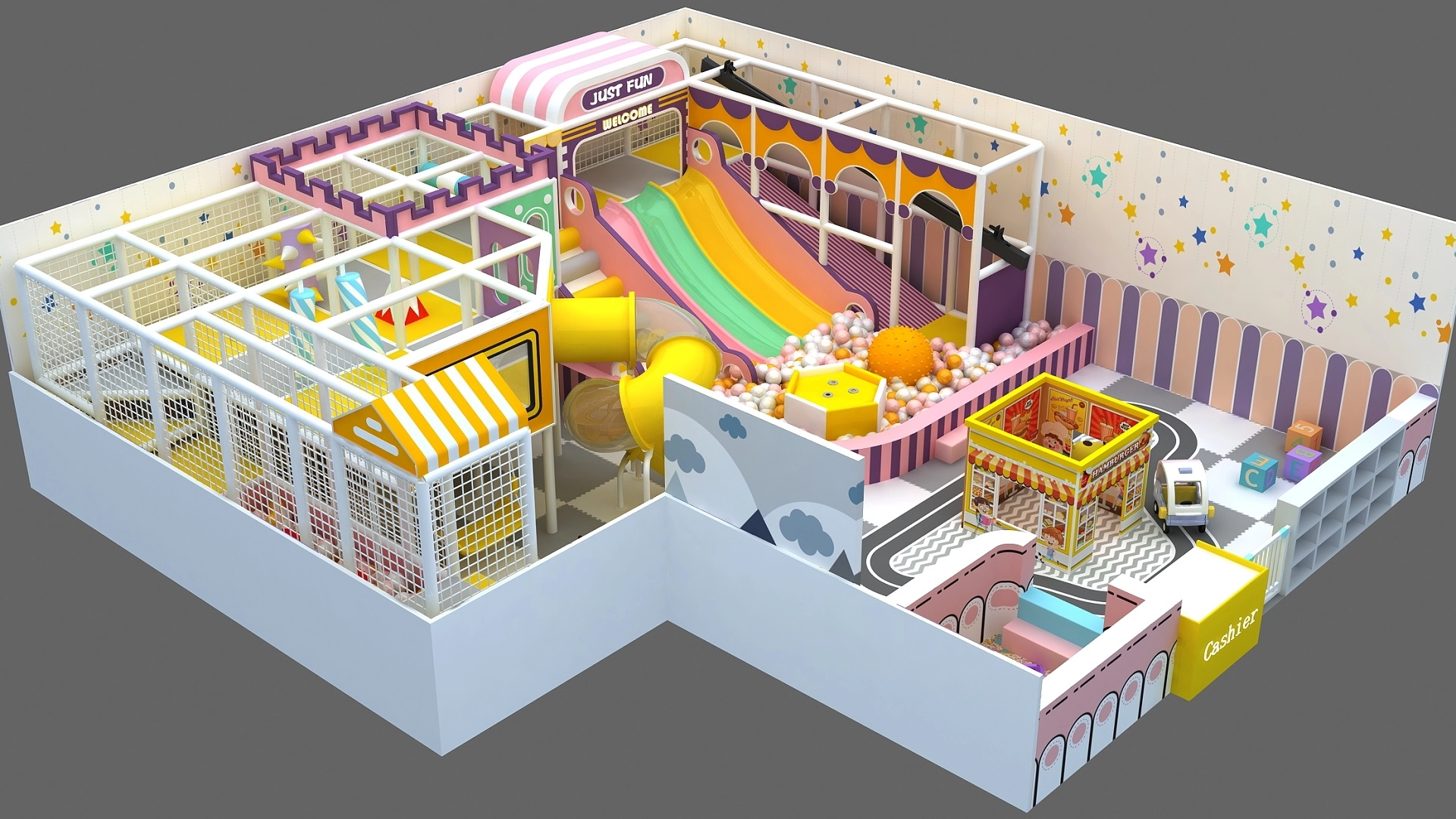 Sweet Theme Naughty Castle Children Indoor Playground3 - FEI FAN Sweet Theme Naughty Castle Children Indoor Playground3 - FEI FAN