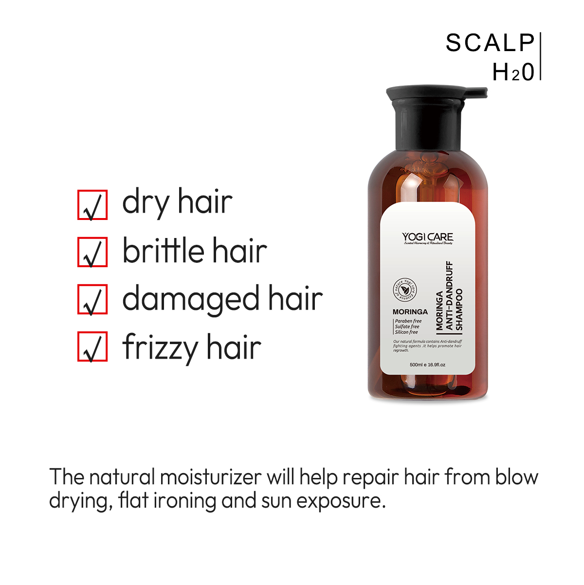 Moringa hair shampoo