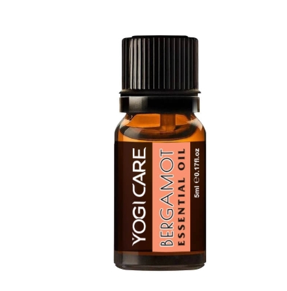 A 5ml bottle of YogiCare Bergamot Essential Oil. A 5ml bottle of YogiCare Bergamot Essential Oil.