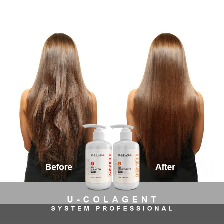 Before-and-after-using-
U-colagent-No.3-&-No.4 Before and after using U-colagent No.3 & No.4