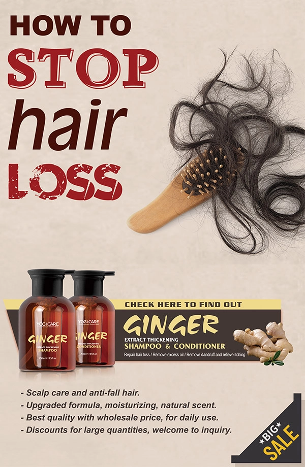 Ginger shampoo