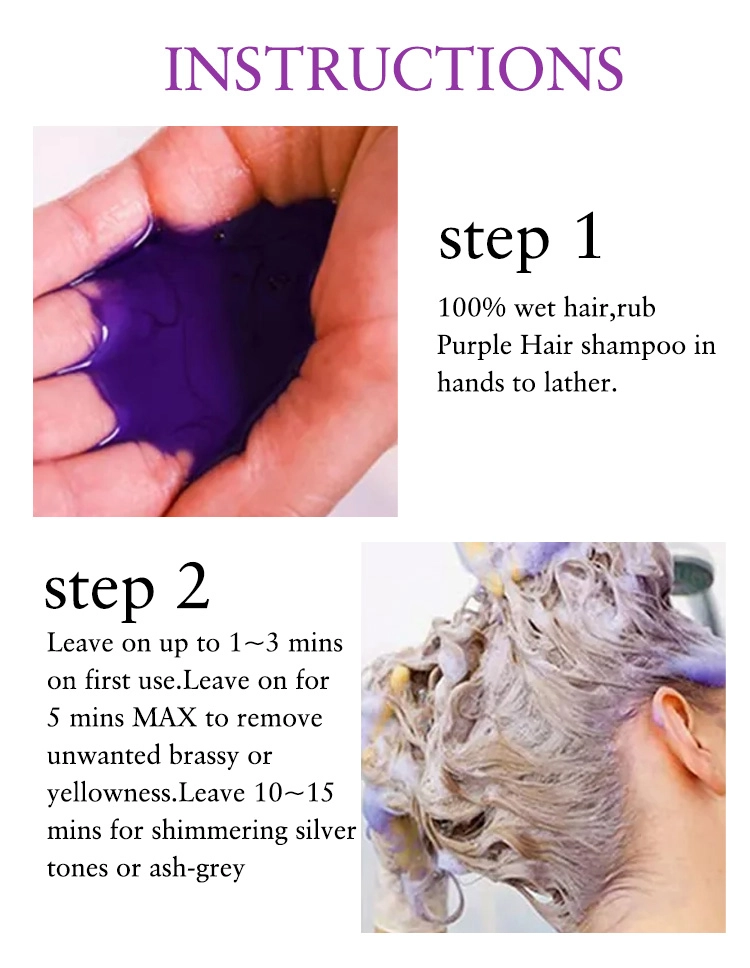 Purple shampoo