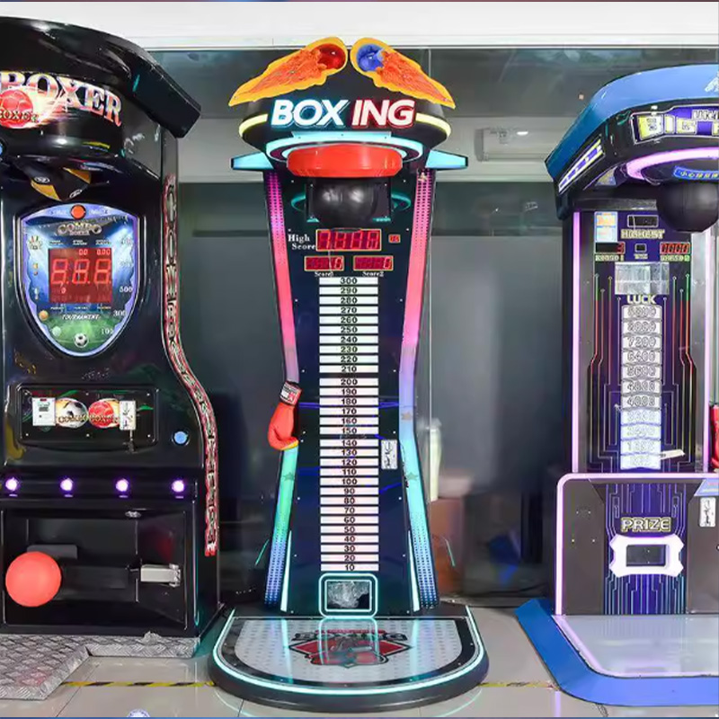 Luminous Boxing Machine – Coin Operated Boxing Arcade Game with Striking LED Effects-02 - Superfun