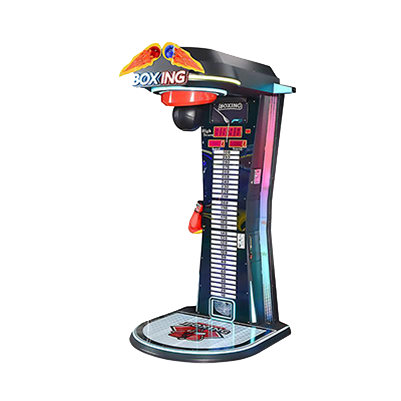 Luminous Boxing Machine – Coin Operated Boxing Arcade Game with Striking LED Effects - Superfun