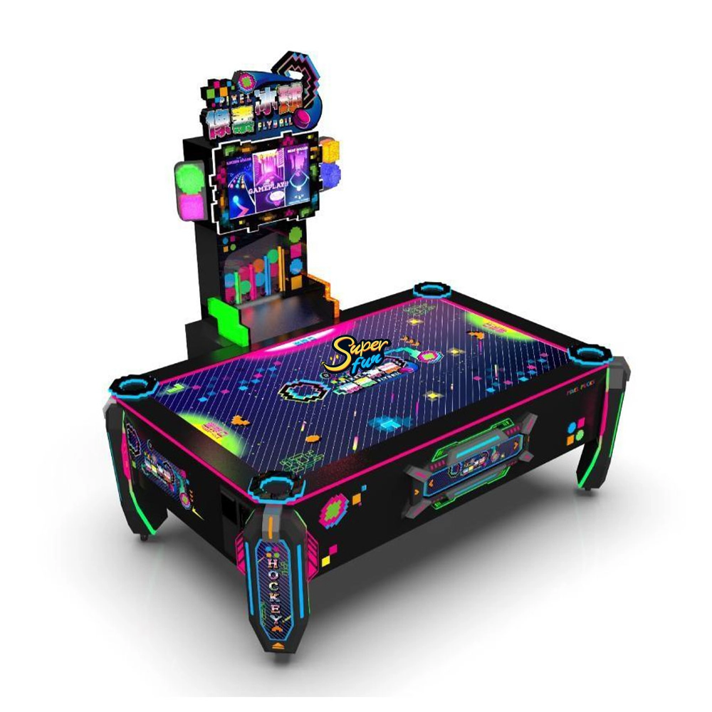 Pixel Flyball – Pixel Style Air Hockey Machine - Superfun Pixel Flyball – Pixel Style Air Hockey Machine - Superfun
