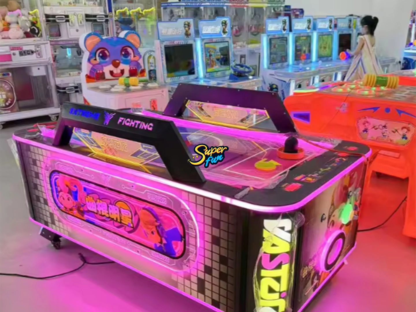 Hockey-Star-–-Kids-Air-Hockey-Table-02 - Superfun Hockey Star – Kids Air Hockey Table-02 - Superfun