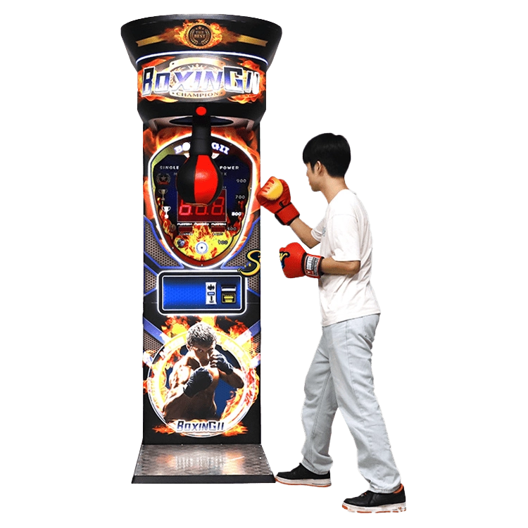 boxing-machine-arcade-game - Superfun boxing machine arcade game - Superfun
