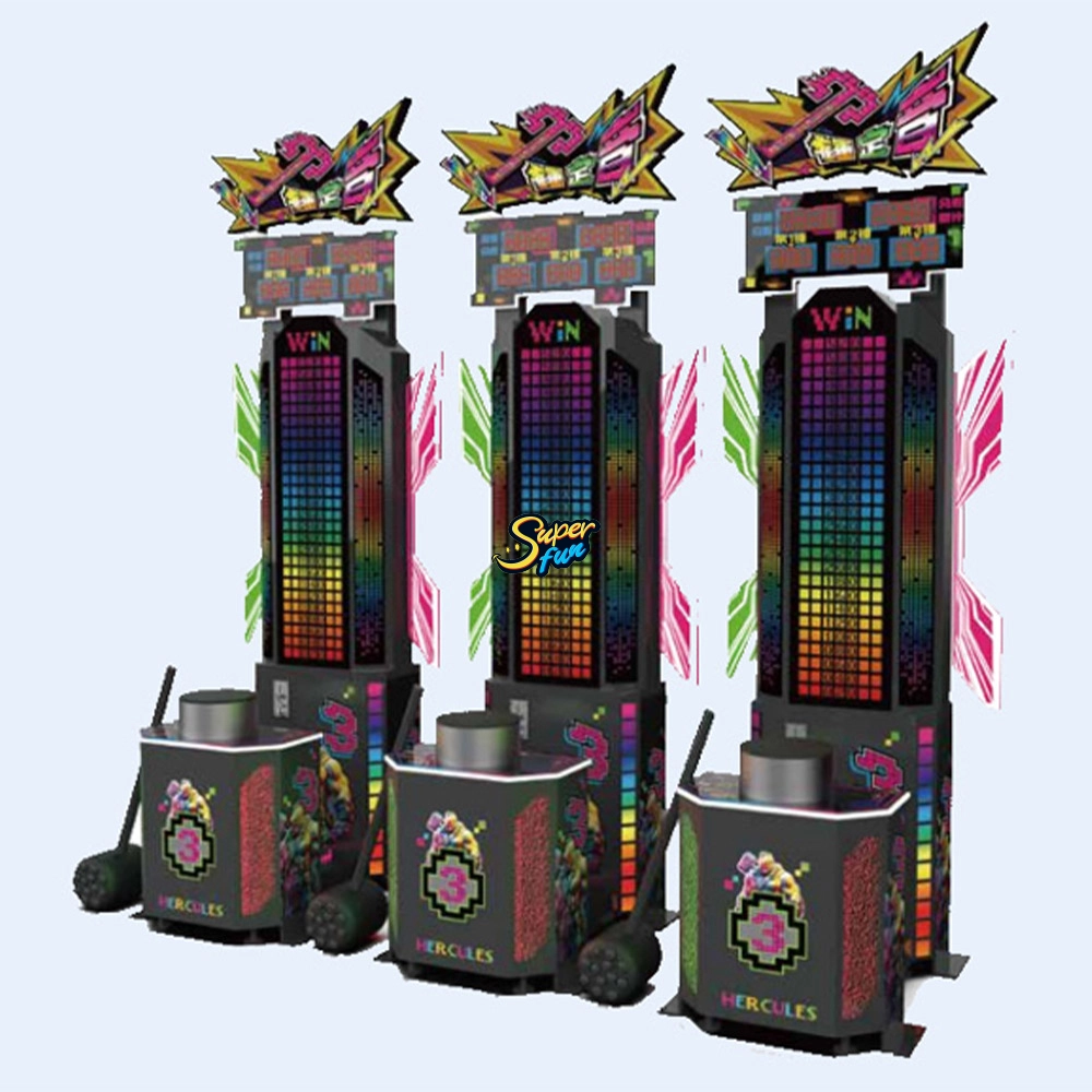Hammer Arcade Machine – Thrilling Big Hammer Game-01 - Superfun Hammer Arcade Machine – Thrilling Big Hammer Game-01 - Superfun