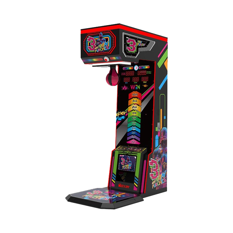 Neon Punch Boxing Machine–Coin Operated Boxing Arcade Game with Stunning LED Lighting-02 - Superfun Neon Punch Boxing Machine–Coin Operated Boxing Arcade Game with Stunning LED Lighting-02 - Superfun