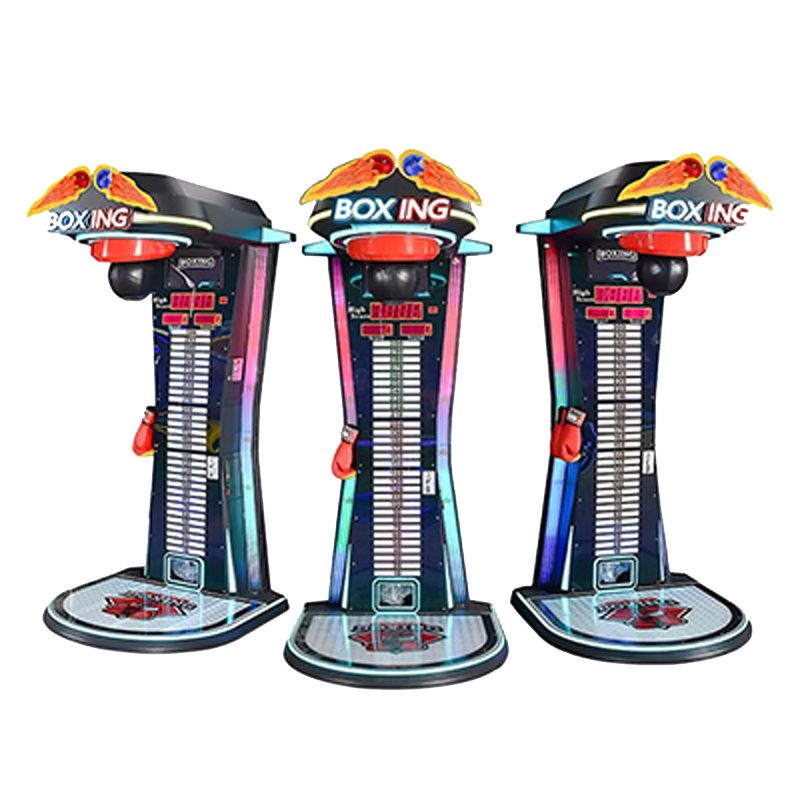 Luminous Boxing Machine – Coin Operated Boxing Arcade Game with Striking LED Effects-01 - Superfun