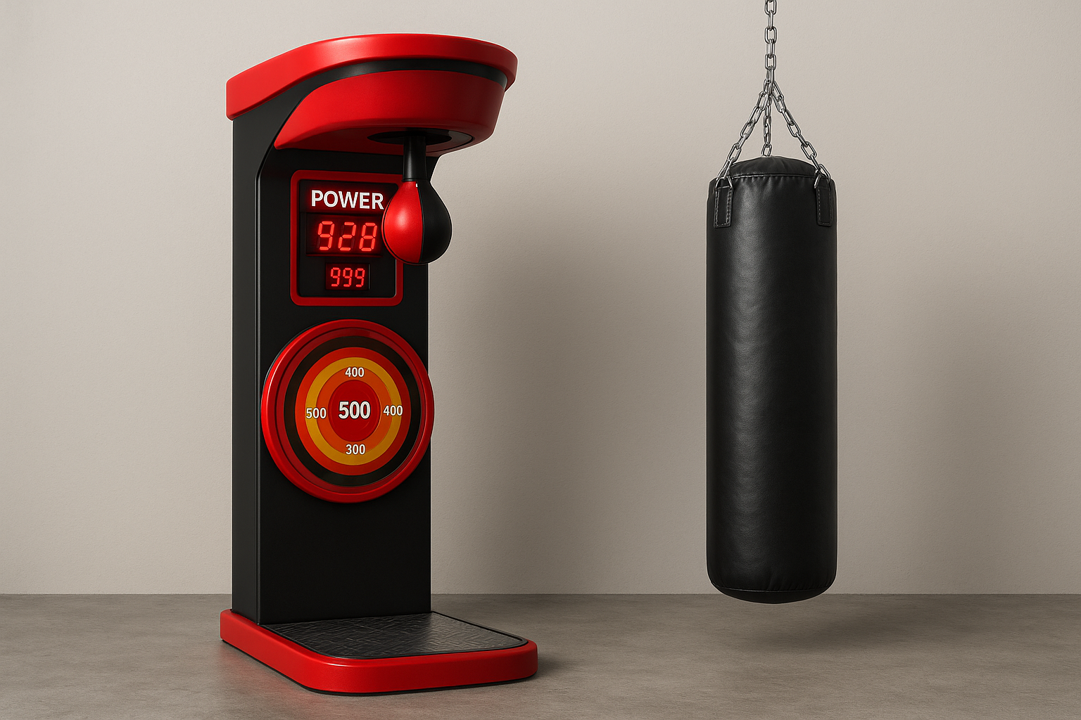 Macchina da boxe contro sacco da boxe tradizionale
