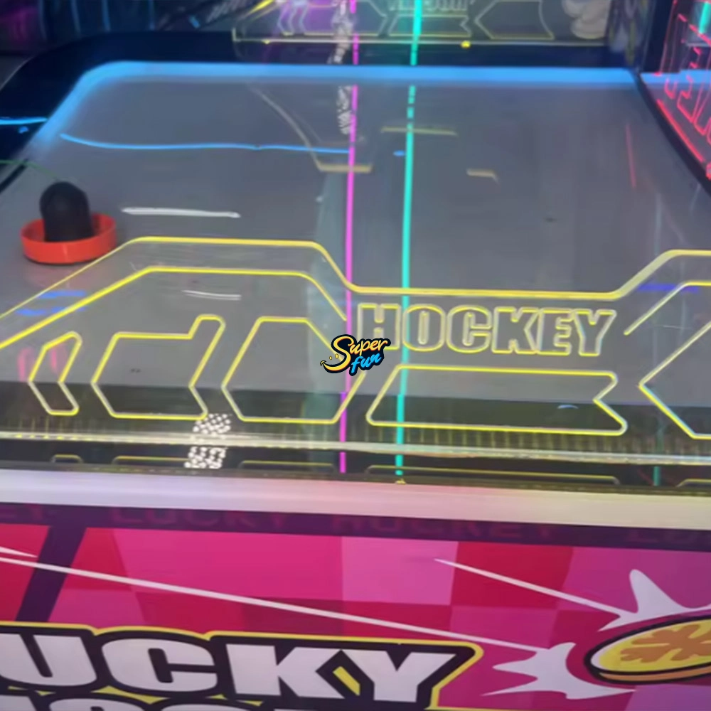 Polar-Bear-Air-Hockey-Table---Fun-&-Competitive-Arcade-Game - Superfun Polar Bear Air Hockey Table - Fun & Competitive Arcade Game - Superfun