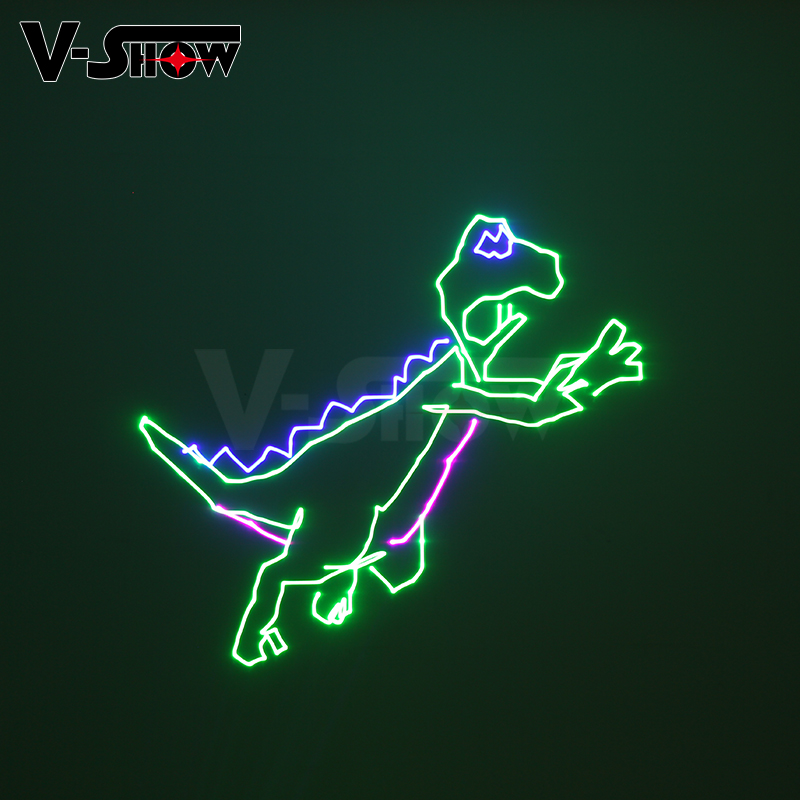 VSHOW L0603 Laser Stage Lights - 6W RGB Animation Laser