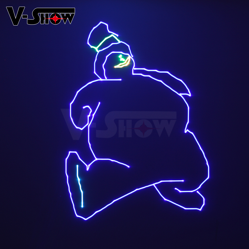 VSHOW L0603 Laser Stage Lights - 6W RGB Animation Laser