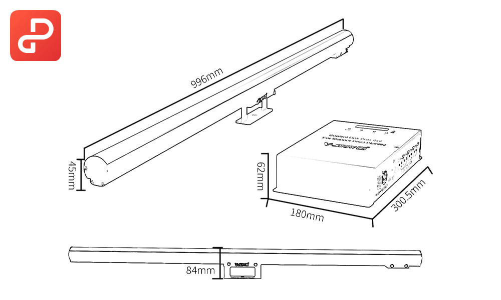 VSHOW LED Pixel Tube PL4003 | Dynamic Lighting Solution
