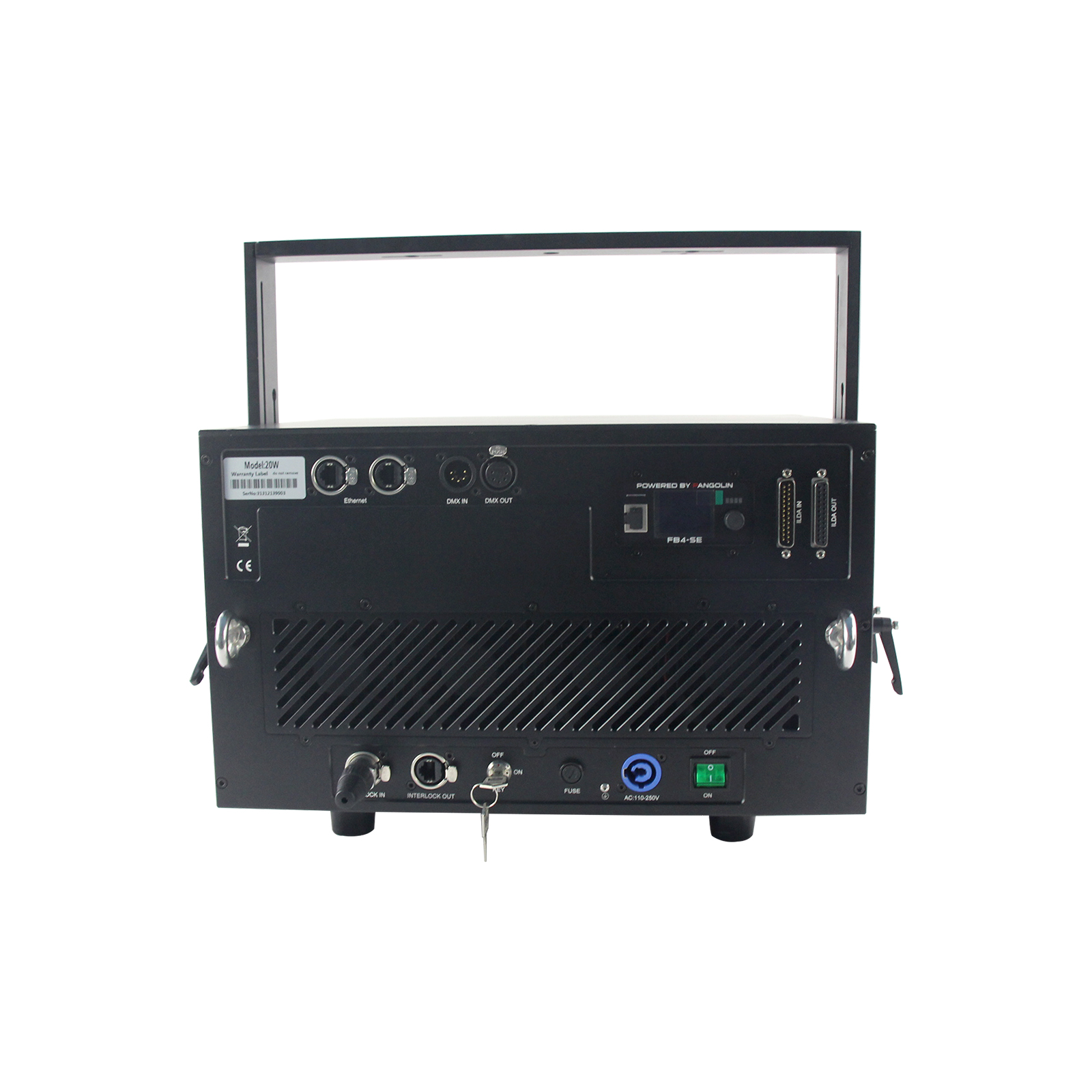 VSHOW L2003 20W RGB Laser stage DT50BB 50kpps ±30° Scanner system