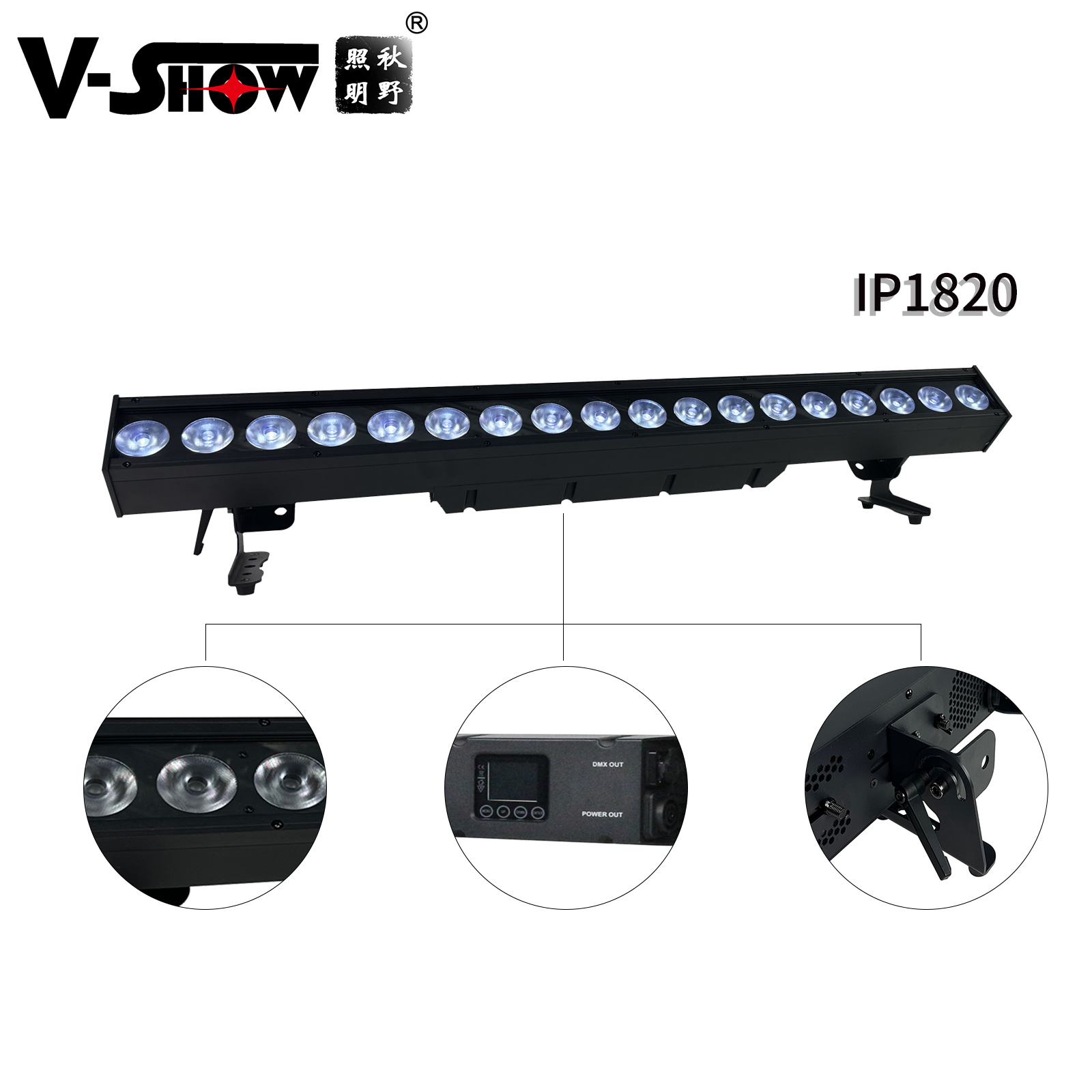 18x20W RGBWAUV LED