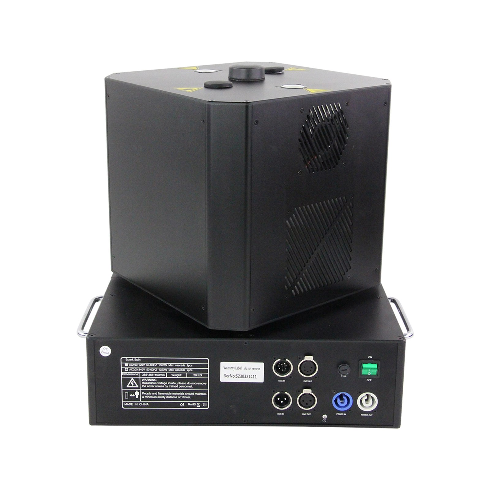 SP1300-Spin-spark-machine-with-double-spray-1300W SP1300 Spin spark machine with double spray 1300W