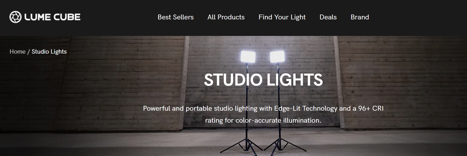 LUME CUBE LED Studio light manufacturer