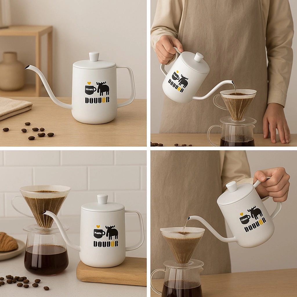 350ml Gooseneck Coffee Pot – Precise Pour Over Kettle for Home Brewing 4