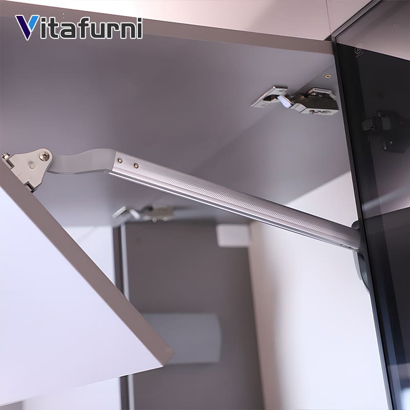 2-Tier Wall Cabinet Pull Out Rack