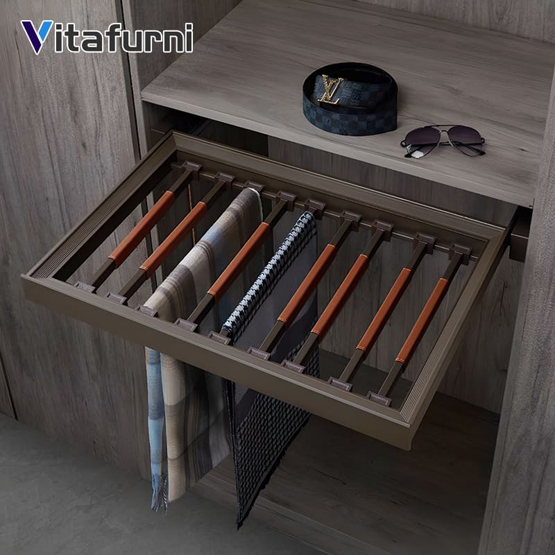 Adjustable Wardrobe Trouser Storage Rack