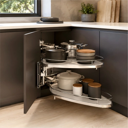 Blind Magic Corner Cabinet Rack - Vitafurni