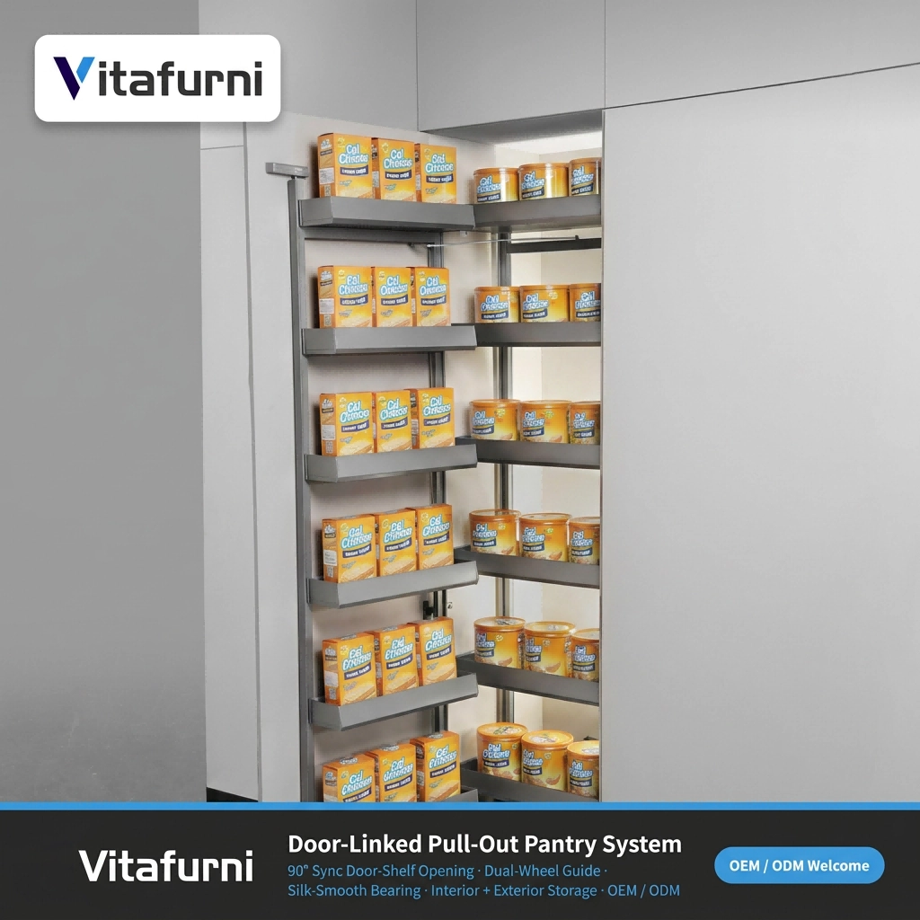 Door-Linked Pantry System (3) - Vitafurni