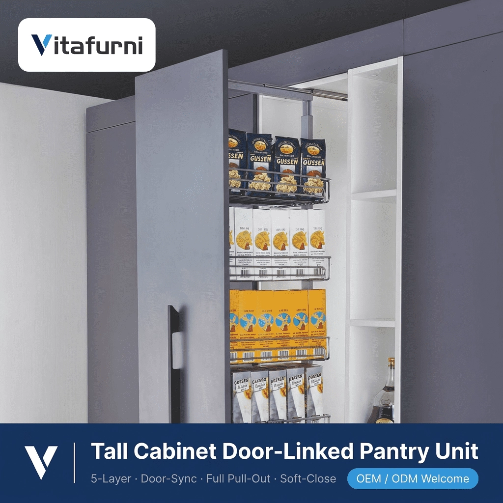 door linked pantry unit (2) - Vitafurni