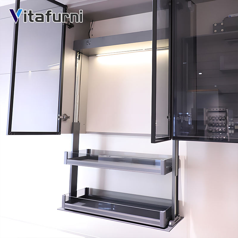 Hidden Electric Cabinet Organizer