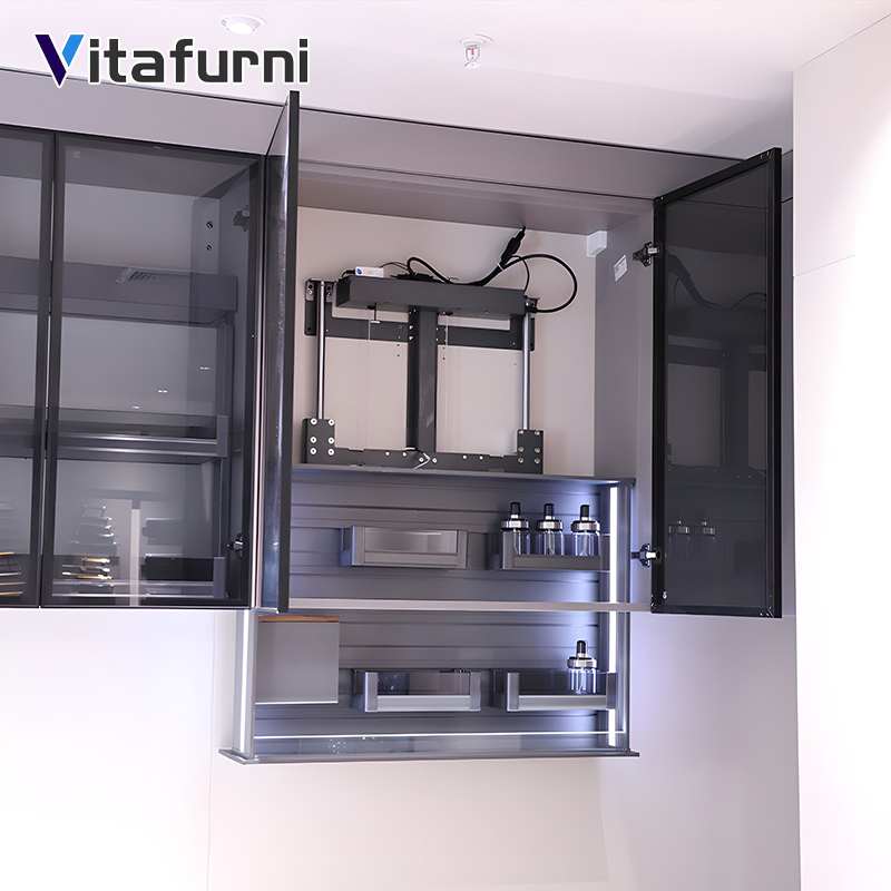 Hidden Electric Cabinet Organizer