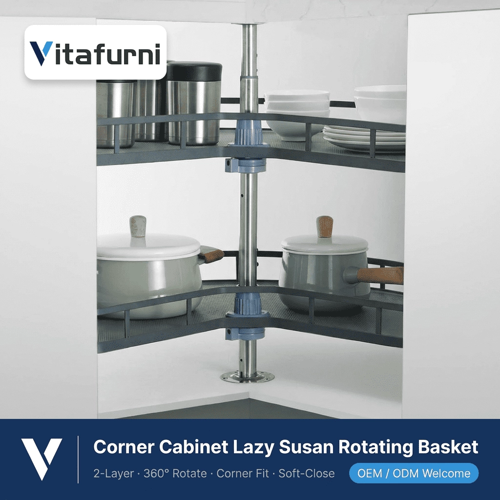 lazy susan corner cabinet organizer (2) - Vitafurni