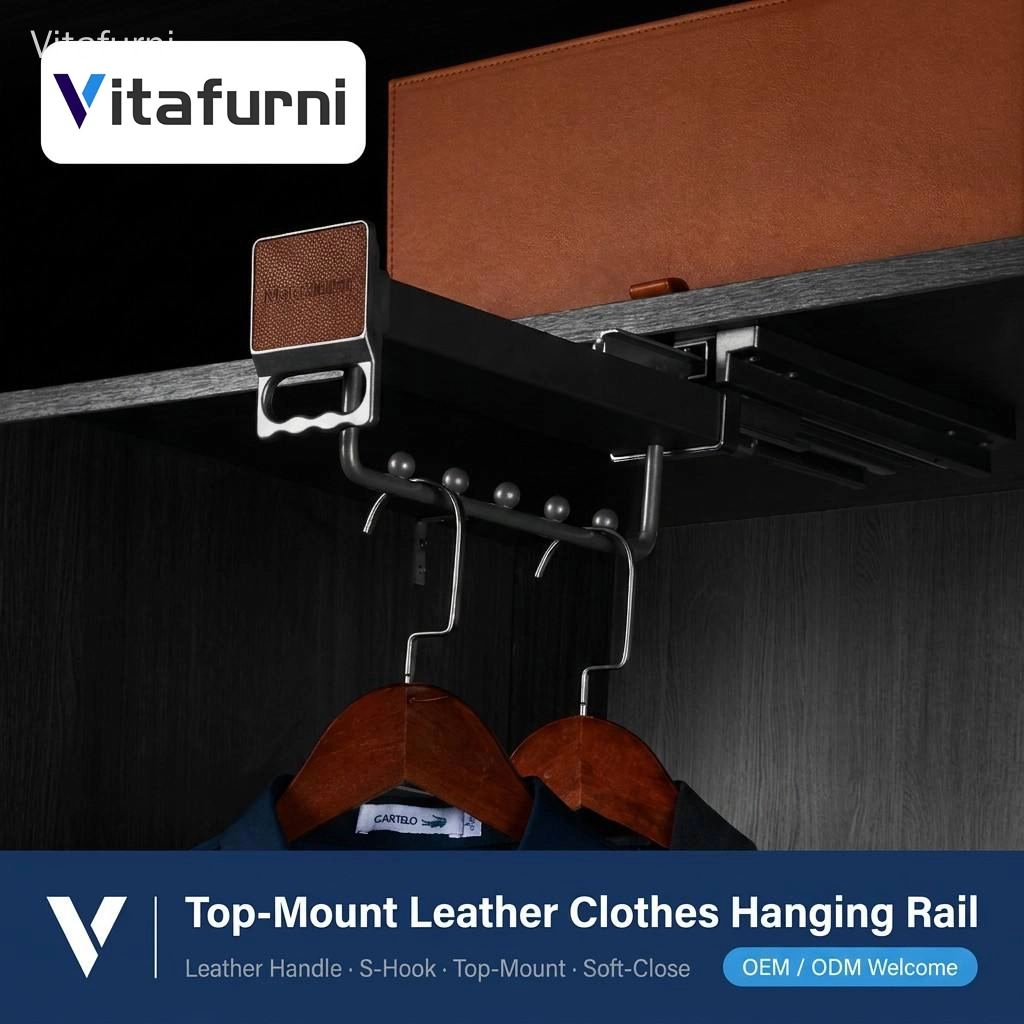 leather wardrobe hanger rod (1) - Vitafurni