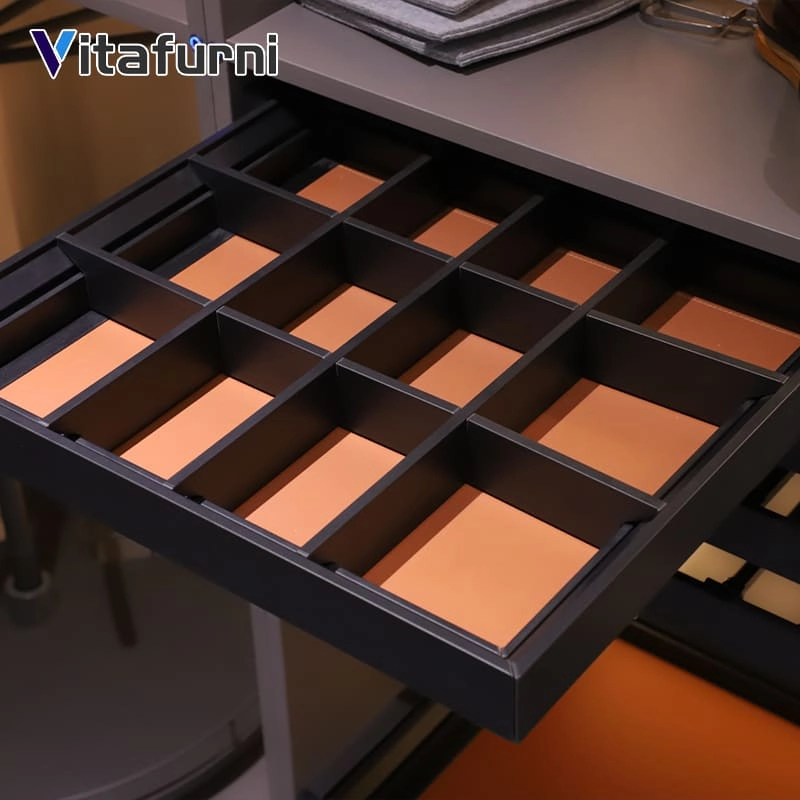 Luxury wardrobe hardware jewelry system - Vitafurni